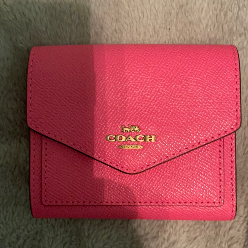 Coach tri fold wallet